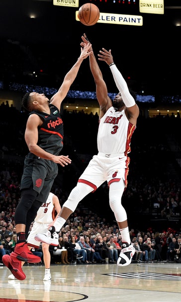 Whiteside has 28 and the Heat hold off the Blazers 118-108